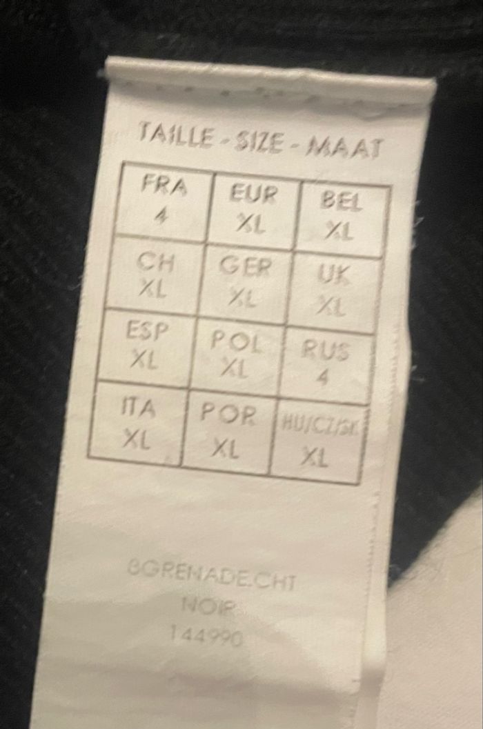 Pull noir »Mim »manches 3/4 - photo numéro 7