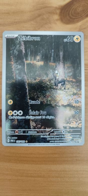 Zébibron 195/182 EV04 Faille paradoxe (PAR) carte POKEMON