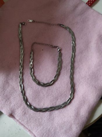 Collier+ bracelet réglable