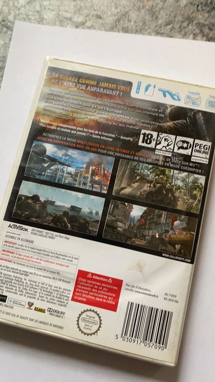 call of duty world at war wii - photo numéro 3