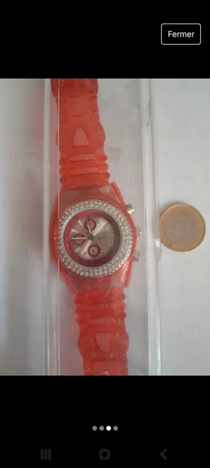 Magnifique montre vintage fantaisie neuve - photo numéro 3