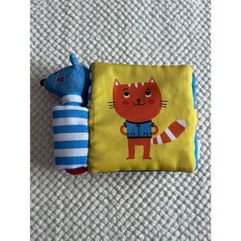 Mon livre tout-doux et hochet Le chat Yoyo éditions