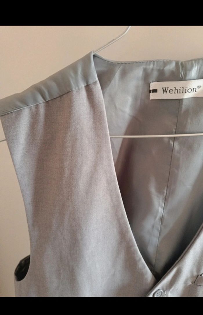 Gilet boléro gris homme taille L 50 - photo numéro 4