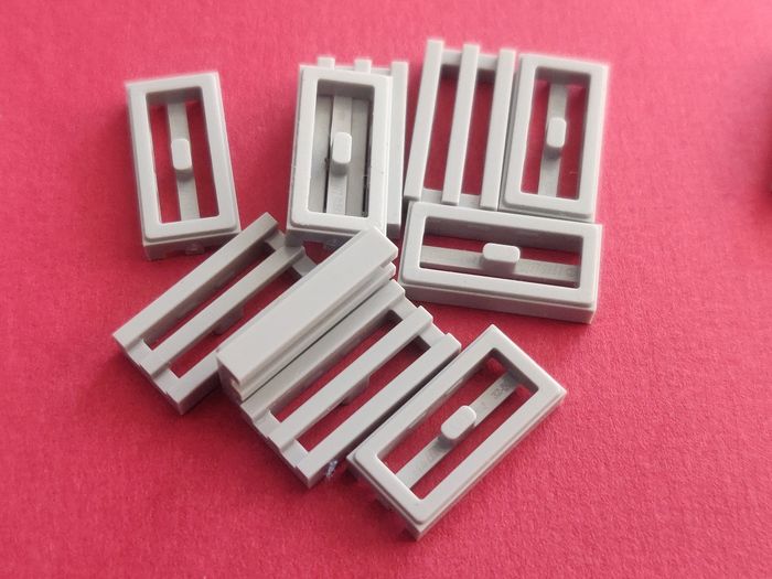 140 pièces grilles gris clair Lego - jamais utilisés parfait état - vrai Lego - photo numéro 6