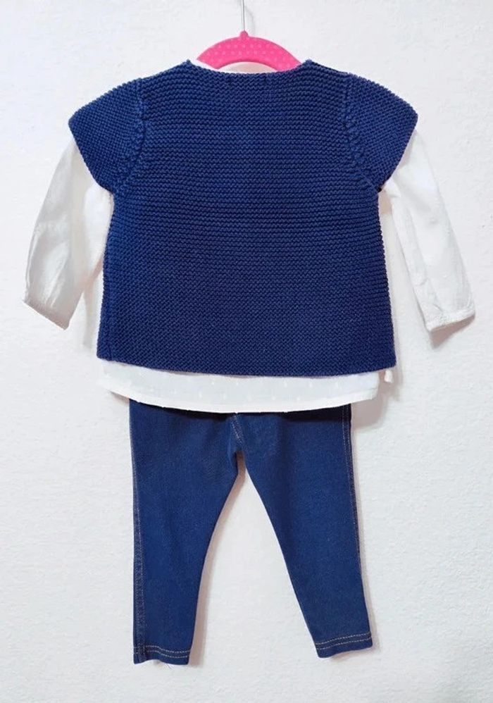 Ensemble bébé fille 3 pièces taille 12 mois 👑 - photo numéro 6