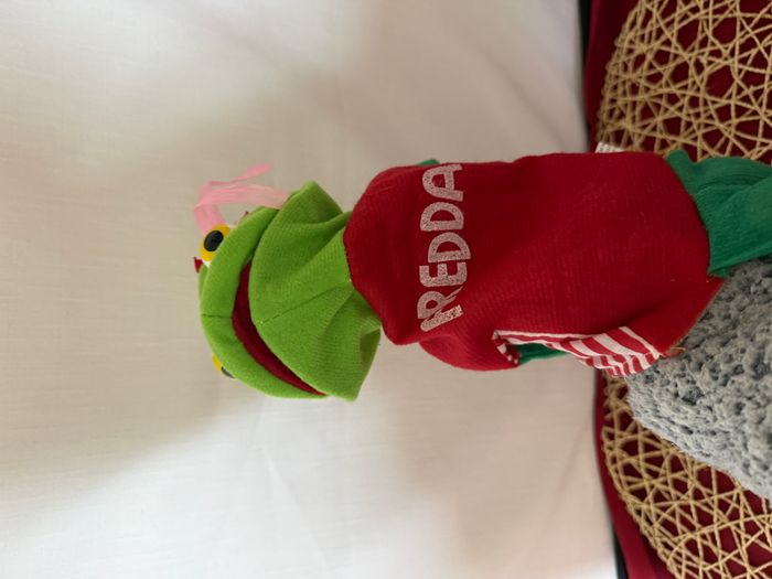 Jouet marionnette à main Frieda grenouille série télévisée revue zoo vintage années 70 - photo numéro 2