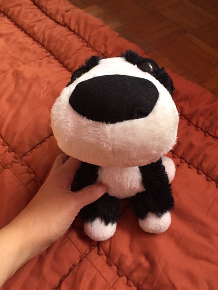 Peluche chien Big Headz neuve avec étiquette - photo numéro 2