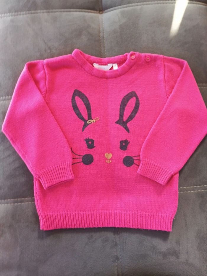 Pull maille Fille 4 ans Lapin Kid Kanai