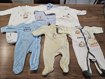Lot 6 pyjamas 3 mois