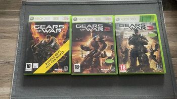 Lot Gears Of Wars 1, 2, 3 Xbox 360