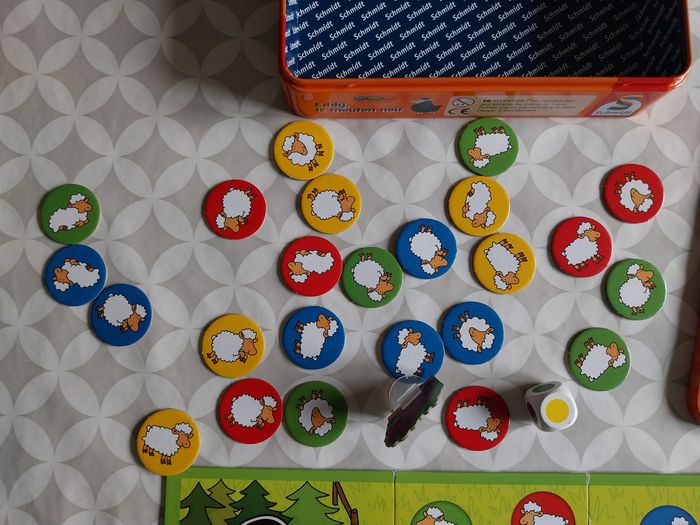 Eddy le mouton noir – Jeu de poche enfants – Am Stram Gram – Boîte métal – Dès 3 ans – Comme neuf - photo numéro 5