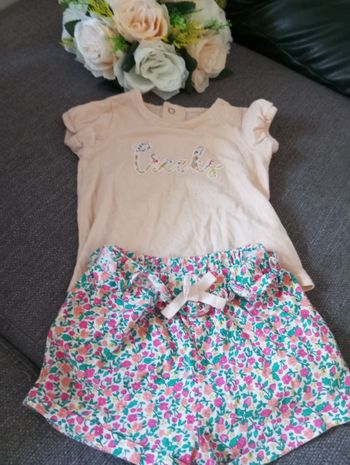 Ensemble fille 6mois