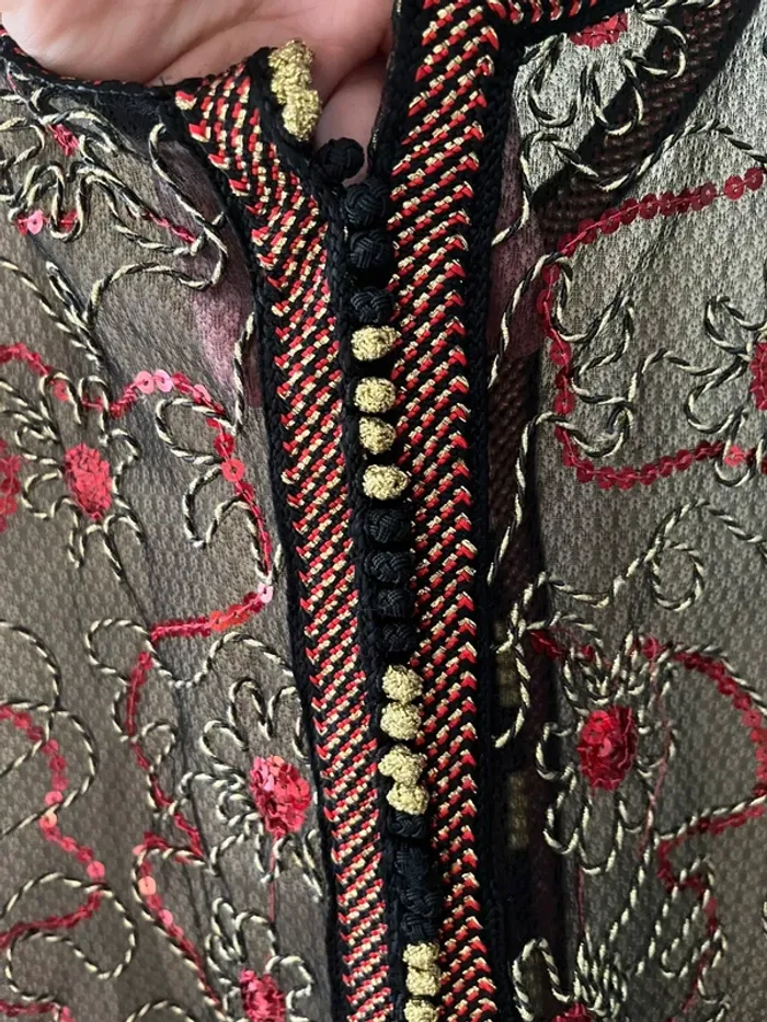 Robe de soirée orientale fait main taille unique - photo numéro 5
