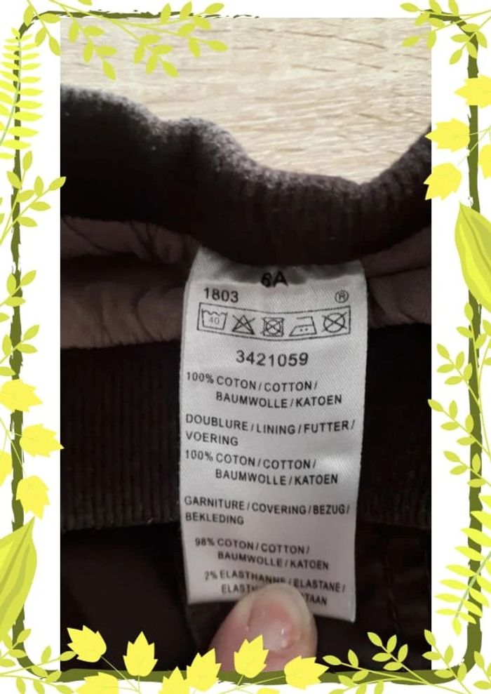 Pantalon taille élastique 6 ans - photo numéro 4