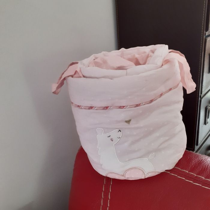 Neuf/Sauthon: 3 Panières tissu *encore étiquetées - photo numéro 8