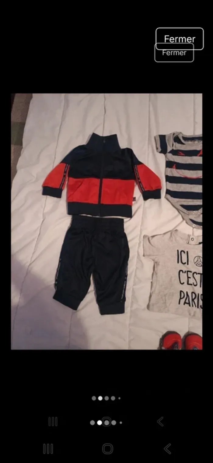 Gros lots de vêtements Paris Saint-Germain - photo numéro 2