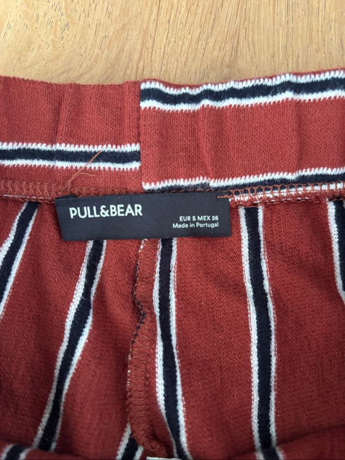 Pantalon fluide rouille pull and bear - photo numéro 3