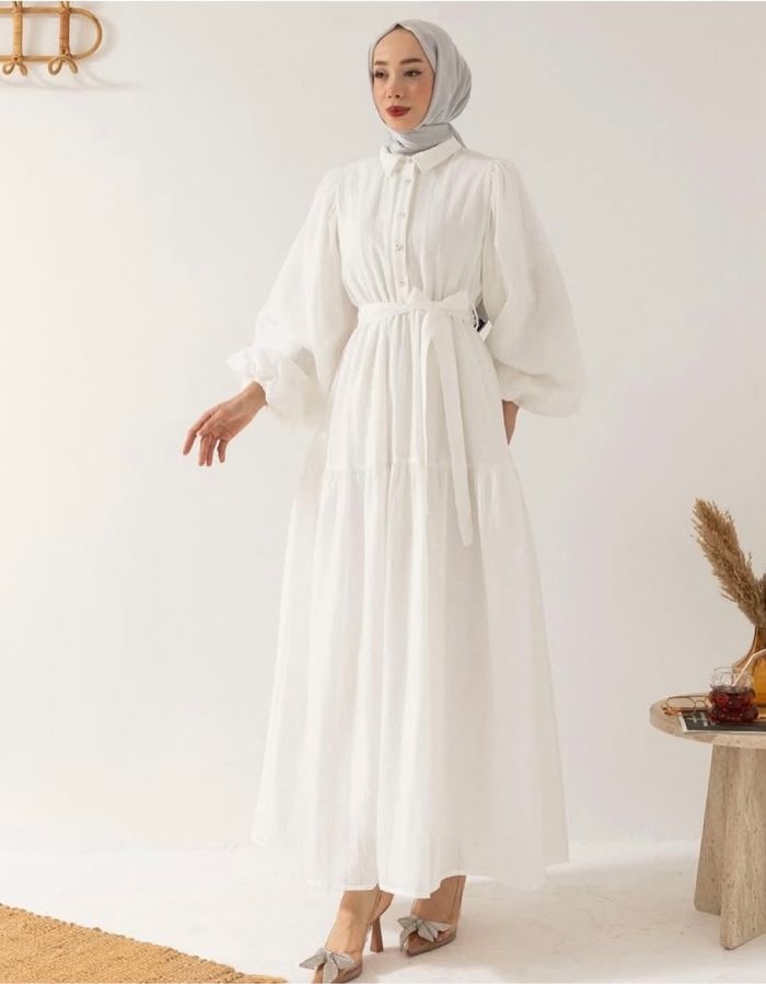 Robe Longue Blanche - photo numéro 3