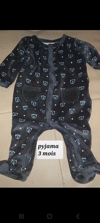 Pyjama 3 mois gemo