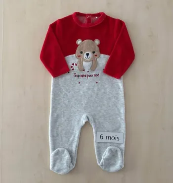 Pyjama mes petits cailloux 6 mois