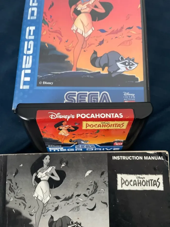 Pocahontas jeu notice sega megadrive mega drive - photo numéro 4