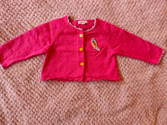 Gilet rose Catimini 3 mois