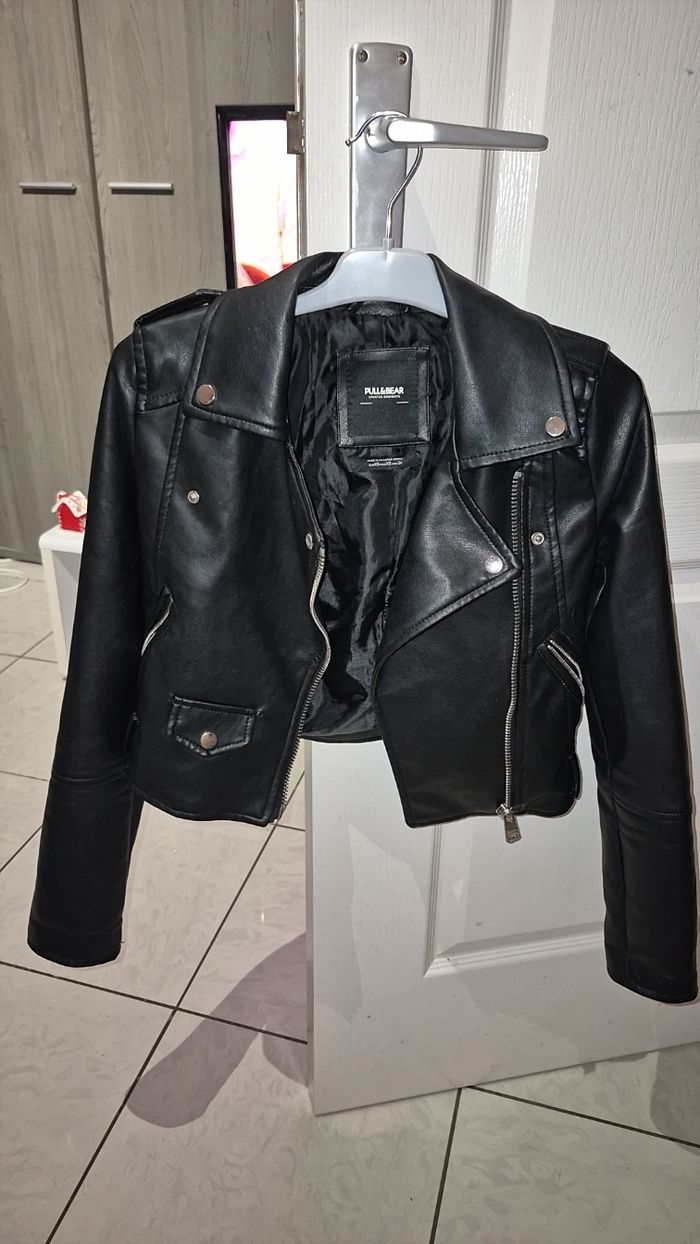 Veste simili cuir