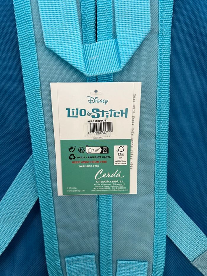 Sac à dos Stitch - Neuf avec étiquette - Officiel Disney - photo numéro 7