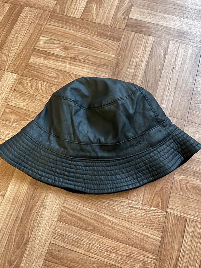 Chapeau bob noir réversible vintage - photo numéro 3
