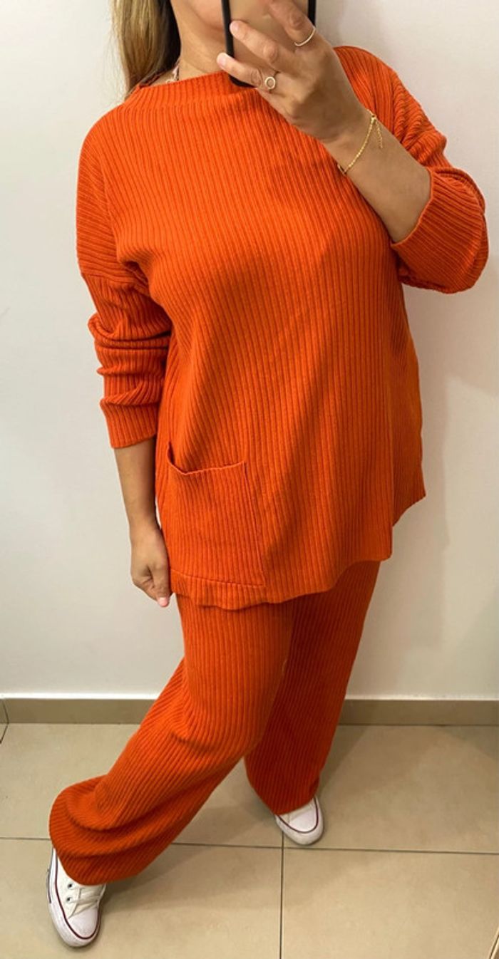 Superbe Ensemble Pull Pantalon Taille Unique - photo numéro 6