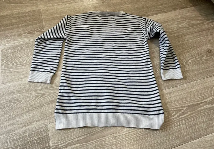 Long pull fille TAO 4 ans marinière - photo numéro 4
