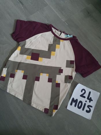 Maillot t-shirt  24mois garçon
