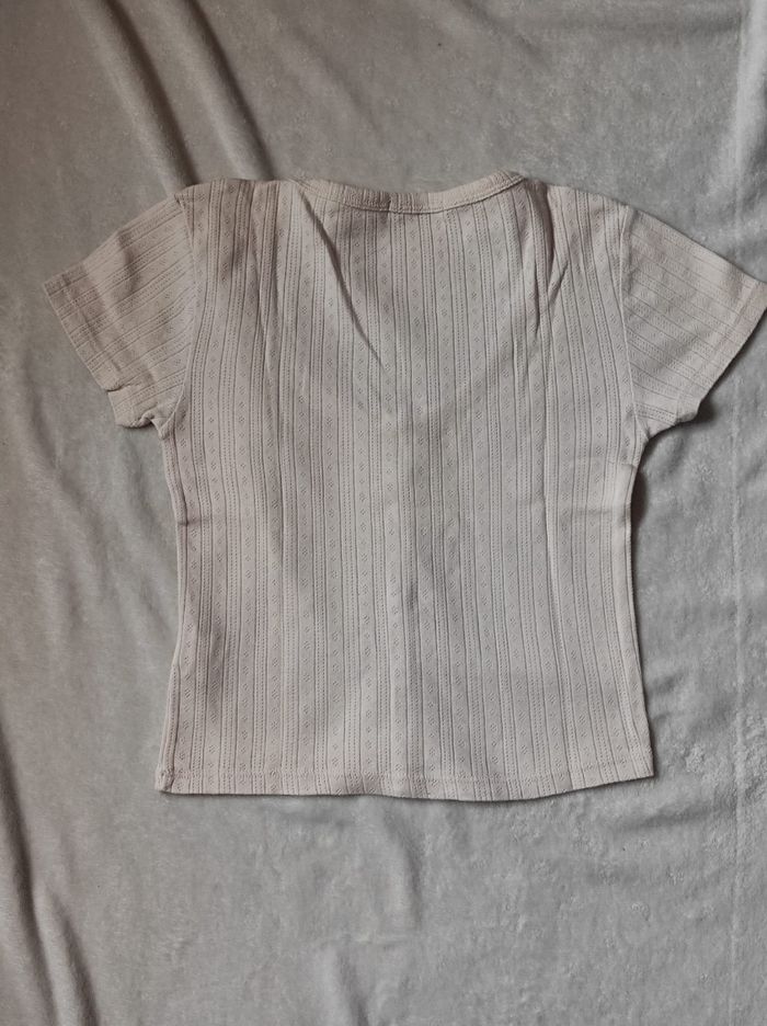 Top court beige taille S - photo numéro 5