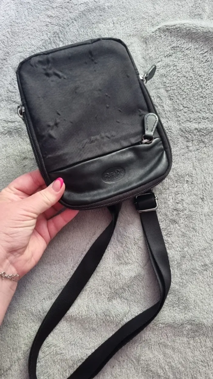 Sacoche - sac en bandoulière noir marque francine - photo numéro 9