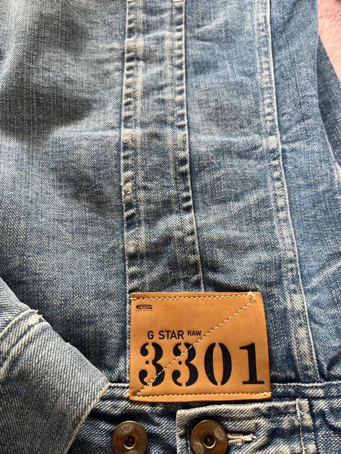 Veste jean Homme G-Star raw 3301 taille M - photo numéro 8