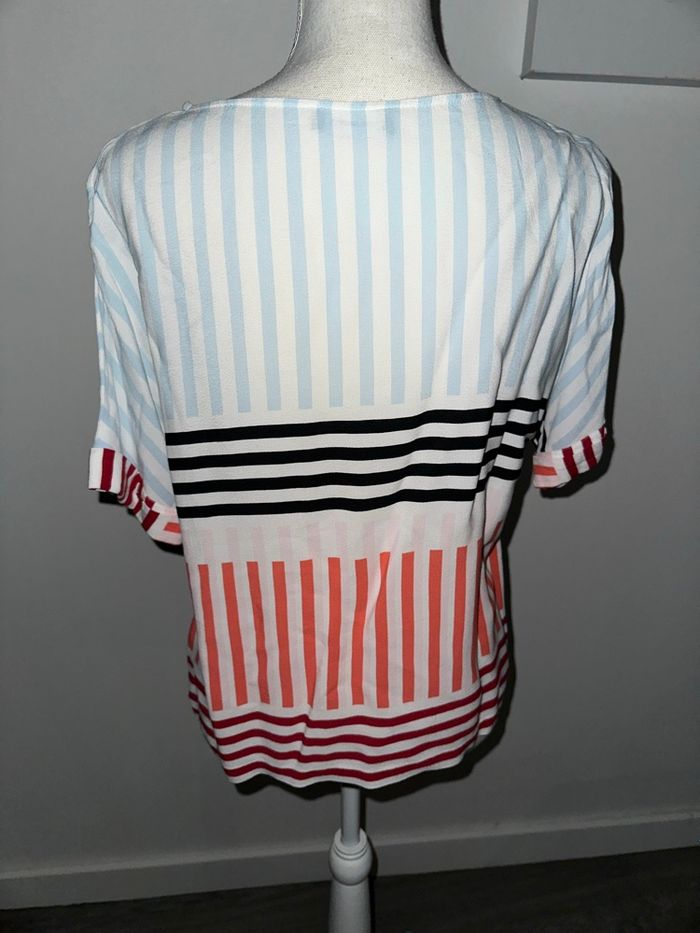 Blouse à rayures multicolore Cop Copine T38 M - photo numéro 2