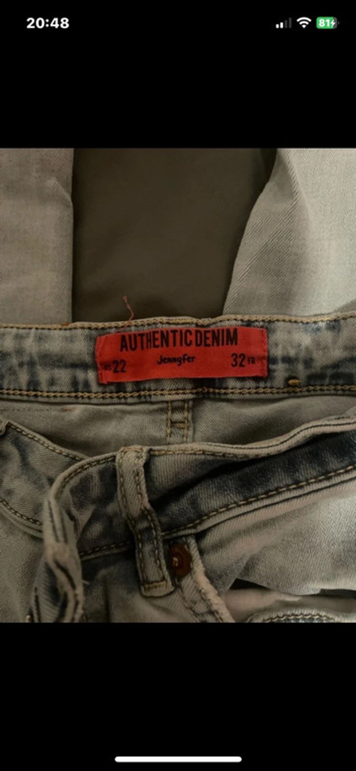 Jean skinny denim clair taille haute – tendance & confortable - photo numéro 3