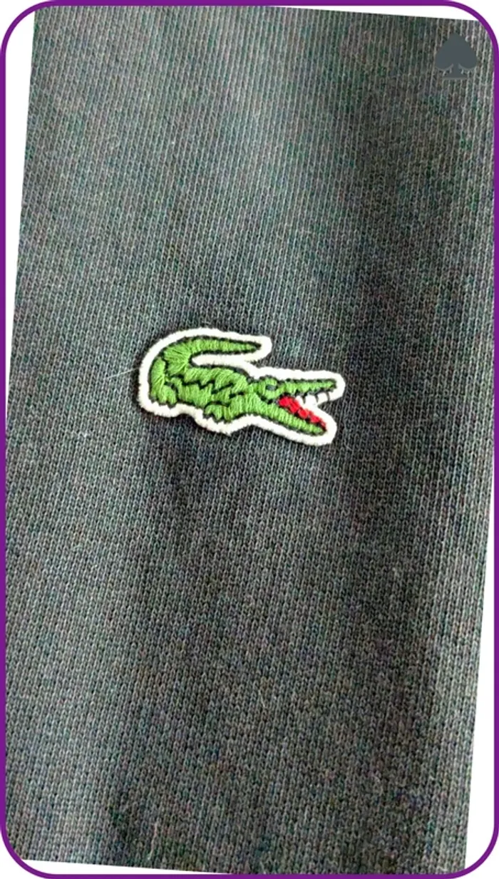 Sweat zippé homme Lacoste XS - photo numéro 12
