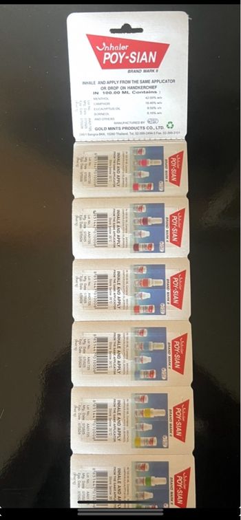 Thai balm Inhaler herb x6