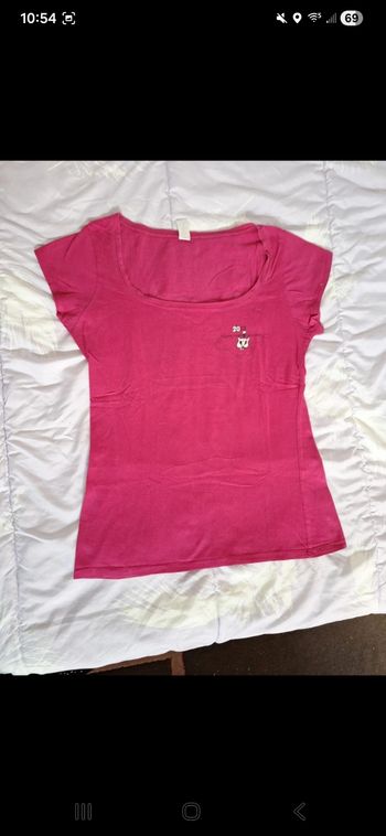 T-shirt fuschia