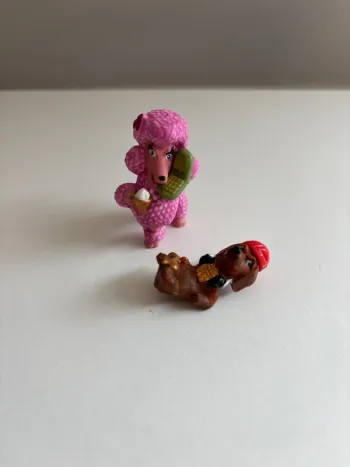 Lot figurines chiens rigolos