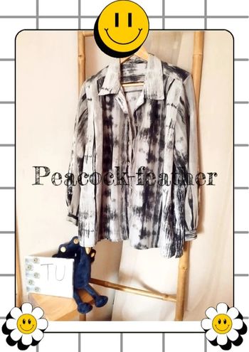 Chemisier gris grande taille TU