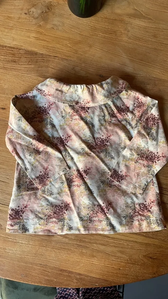 Blouse Frangin Frangine col Claudine 3 ans - photo numéro 2