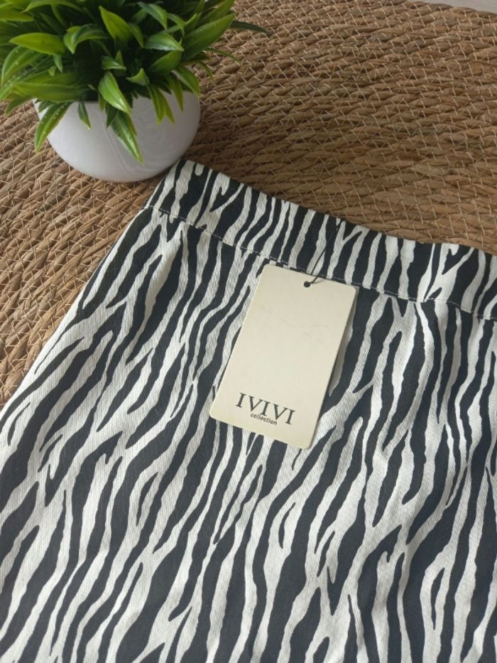 Jupe à motif zèbre  - Ivivi - Taille 40 - photo numéro 3