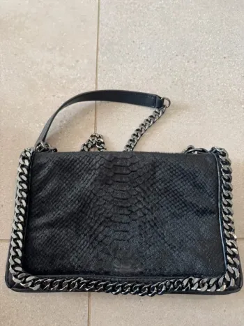 Sac à bandoulière noir Zara Woman, très bon état, 28x17cm