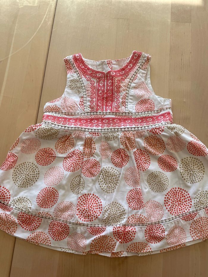 Lot de robe et salopette fille 6 mois - photo numéro 9