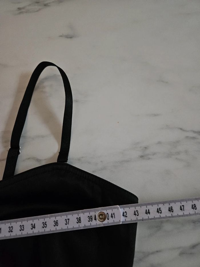 H&M bustier satiné noir taille L - photo numéro 14