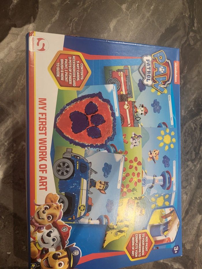 Jeu de peinture pat patrouille