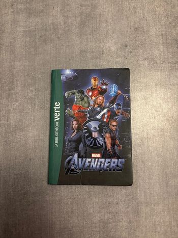 Livre la bibliothèque verte, Marvel, The Avengers