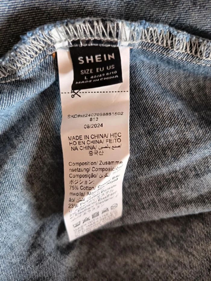 Robe jeans bustier . Marque shein - photo numéro 4